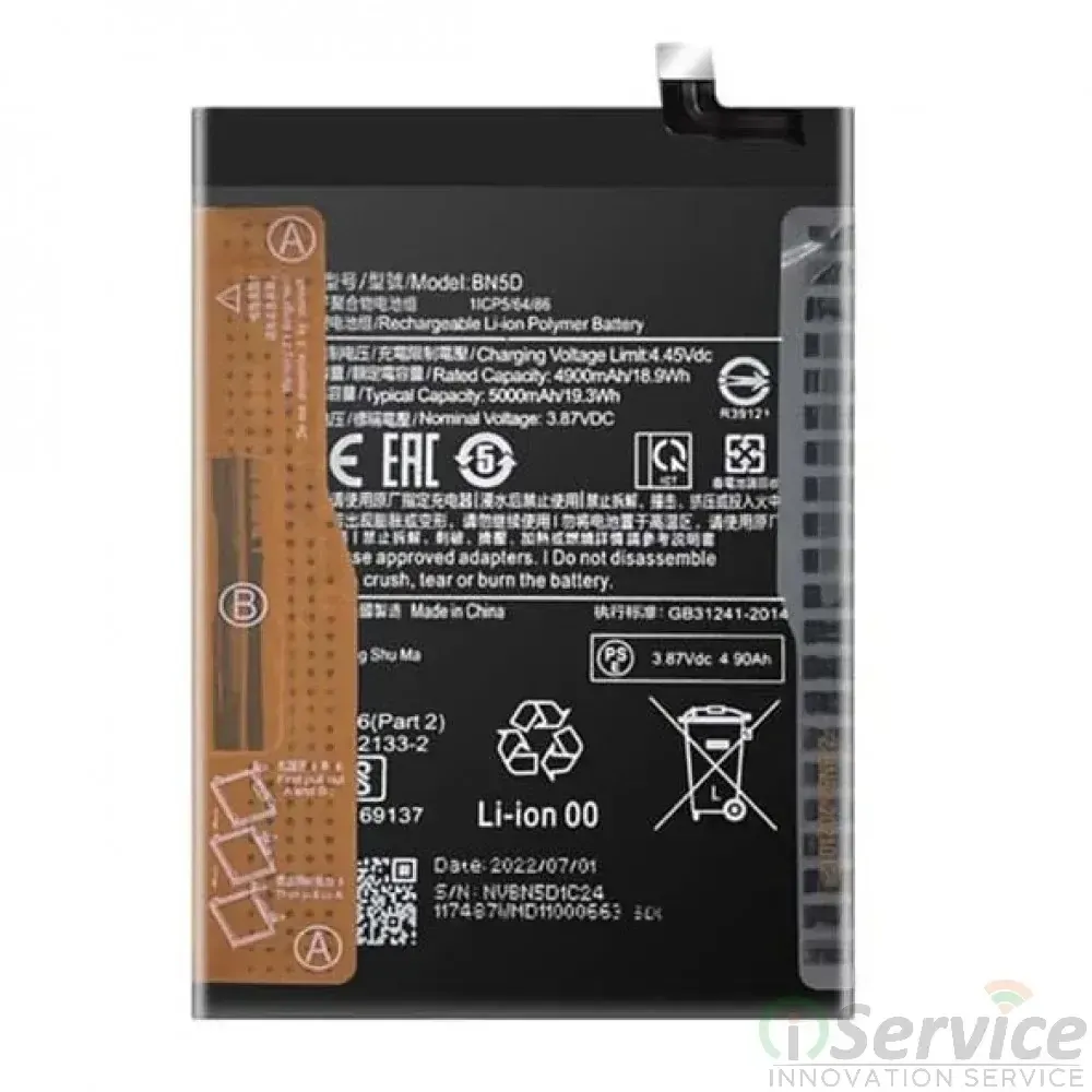Battery Redmi Note 11 SE MZB0CKBIN Replacement Battery
